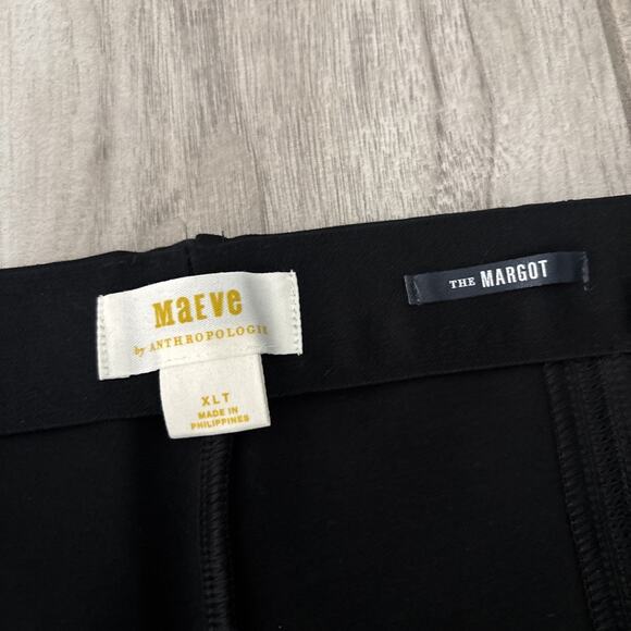 Anthropologie Maeve The Margot Kick Flare Pants Size XL Tall 30” In Black NWT - Picture 4 of 10